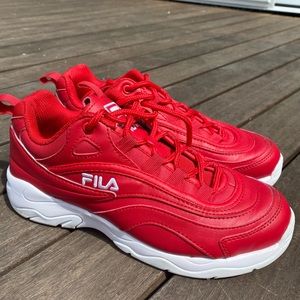 Red Fila Sneakers